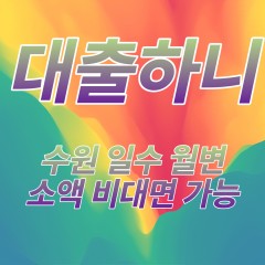 수원 일수대출 비대면 수원 개인돈 소액부터 월변까지 활용하기