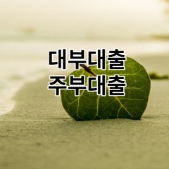 주부대출 쉬운곳 대부대출 업체 알아보기