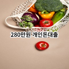 280만원개인돈대출 급전 당일 소액 일수 월변