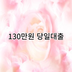 130만원대출 급전 당일 소액 일수 월변