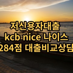 저신용자대출 kcb284점 저신용소액대출 nice284점 저신용비대면대출 나이스284점 신용대출비교상담