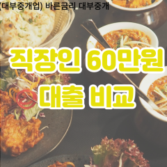 직장인 월변60만원대출 소액60만원대출 개인돈60만원 비대면60만원