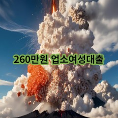 260만원 업소여성대출 급전 당일 소액 일수 월변