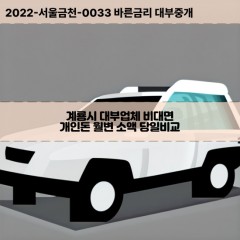 계룡시대부대출 두마면비대면대출 충청남도대부업체개인돈 신도안면월변대부업체 엄사면소액월변대출