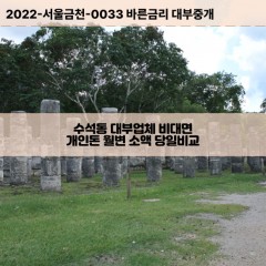 수석동대부대출 수석동비대면대출 충남서산시대부업체개인돈 수석동월변대부업체 수석동소액월변대출