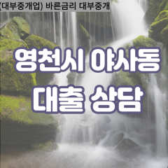 야사동대부대출 야사동비대면대출 영천시대부업체 야사동급전대출개인돈 야사동소액월변대출